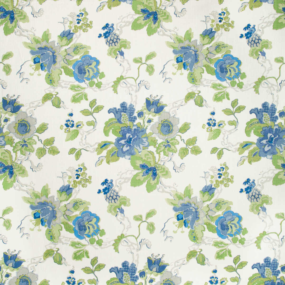 Parnham - Cornflower/Lime - LEE JOFA Fabric