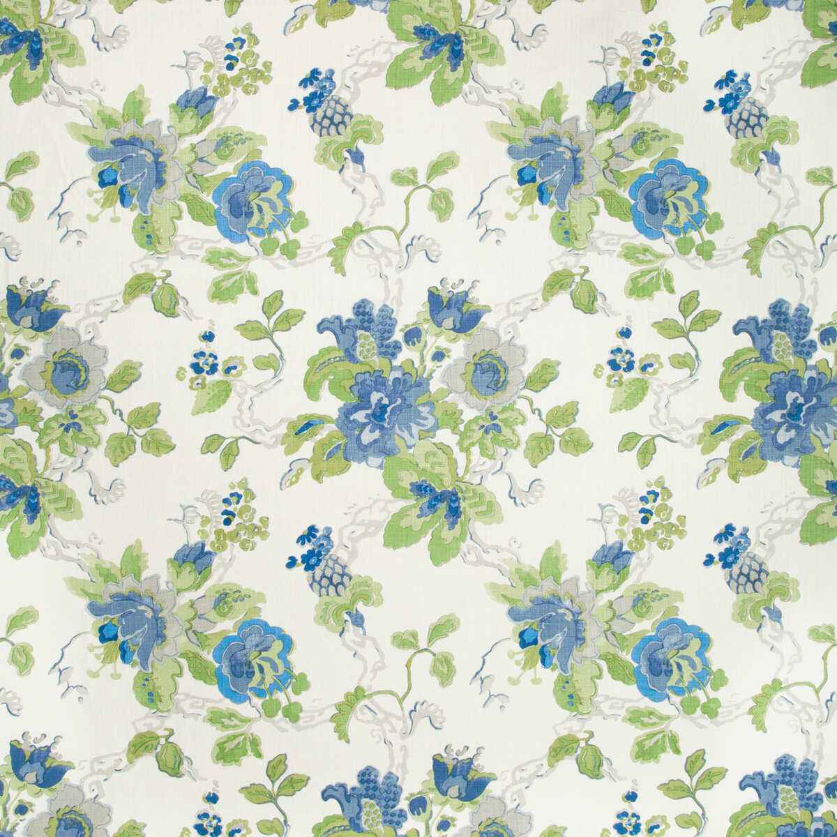 Bfc35201530 Parnham Cornflower Lime Lee Jofa Fabric - LEE JOFA Fabric