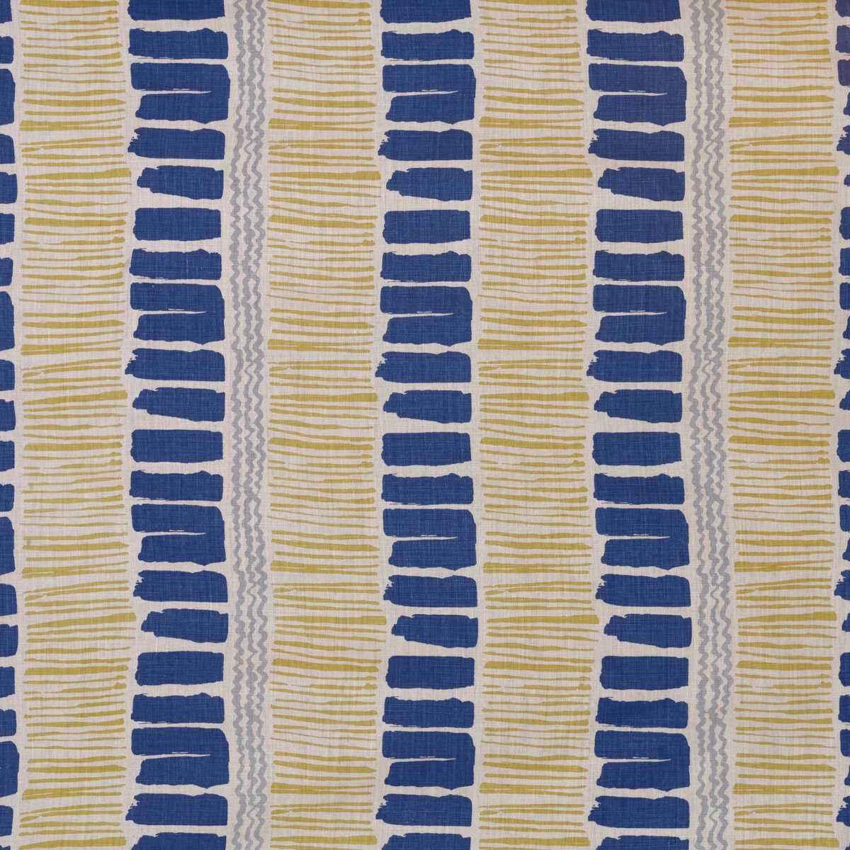 Bfc36244500 Saltaire Indigo Yellow Aqua Lee Jofa Fabric - LEE JOFA Fabric