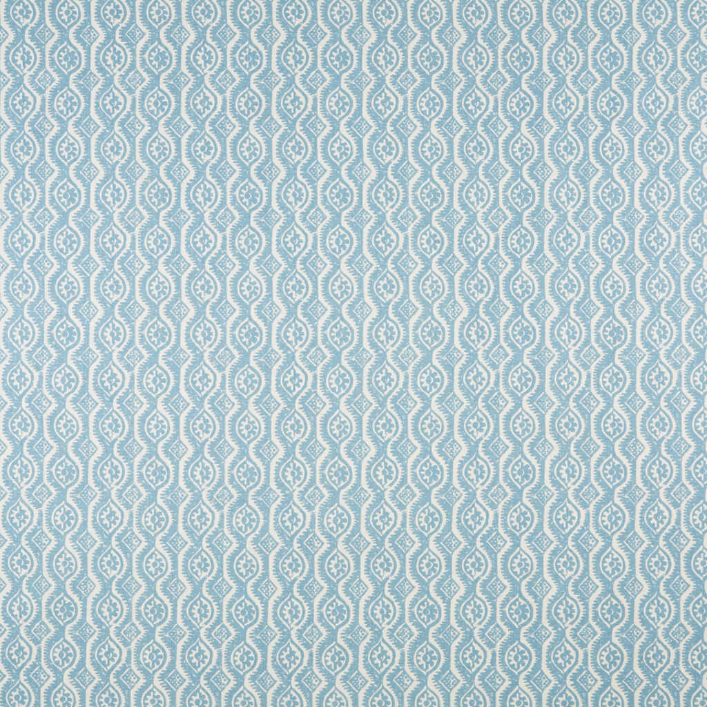 Small Damask - Blue - LEE JOFA Fabric
