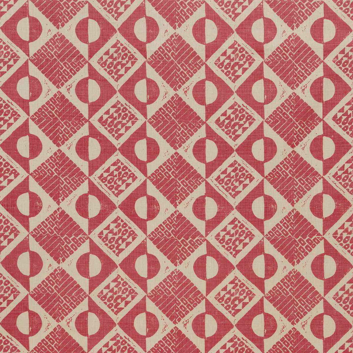 Bfc36667170 Circles And Squares Berry Lee Jofa Fabric - LEE JOFA Fabric
