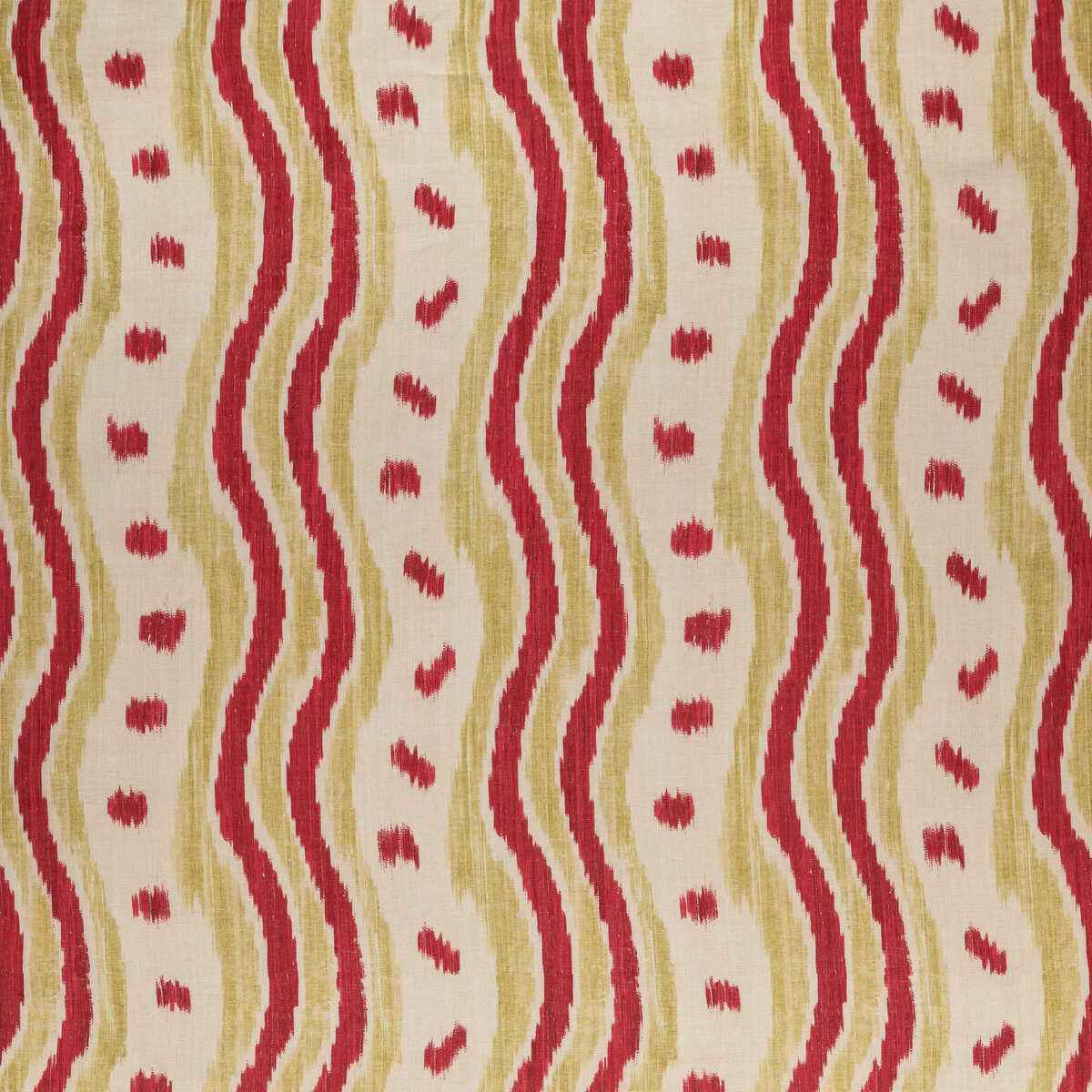 Bfc36873190 Ikat Stripe Red Green Lee Jofa Fabric