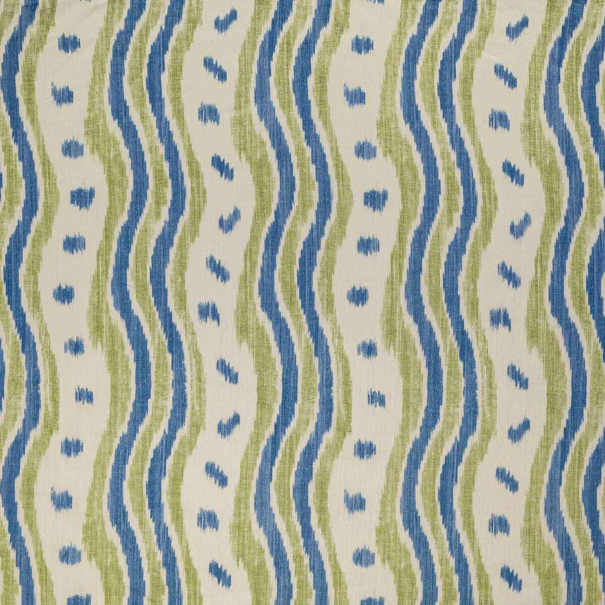 Bfc36875230 Ikat Stripe Blue Lime Lee Jofa Fabric - LEE JOFA Fabric