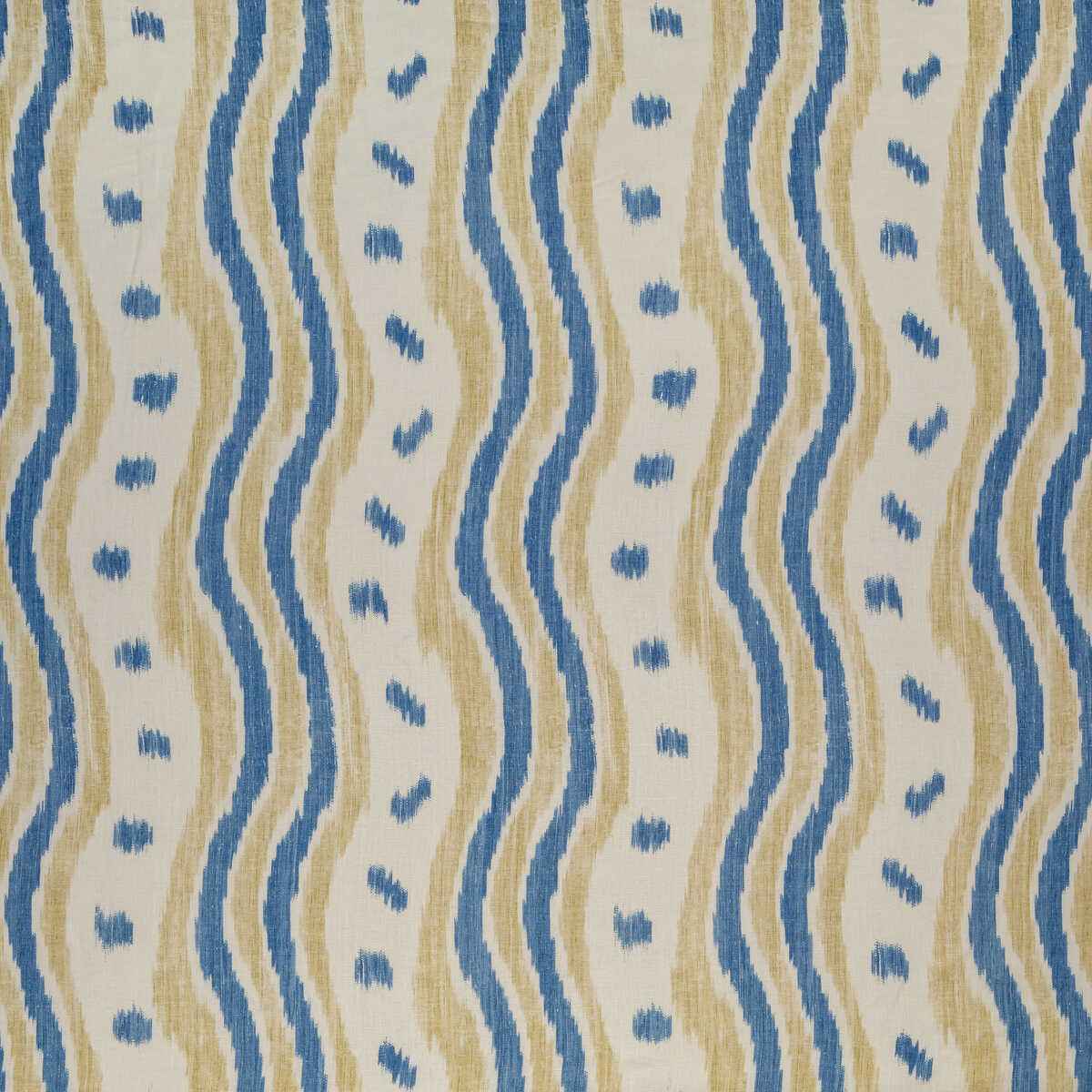 Bfc3687540 Ikat Stripe Blue Yellow Lee Jofa Fabric