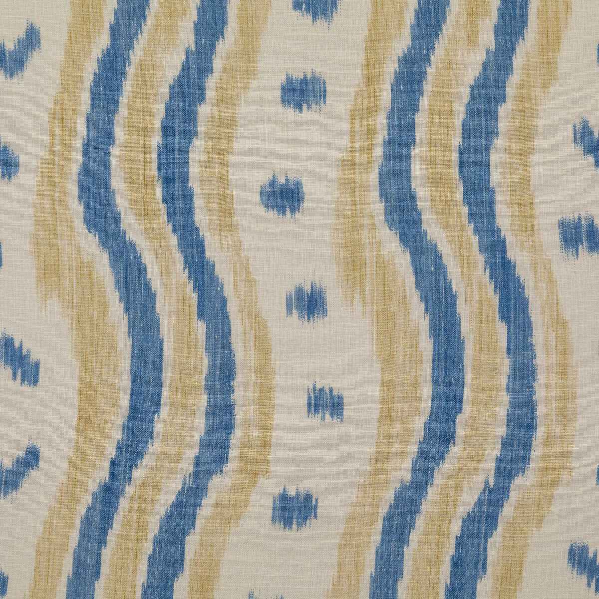 Bfc3687540 Ikat Stripe Blue Yellow Lee Jofa Fabric - LEE JOFA Fabric
