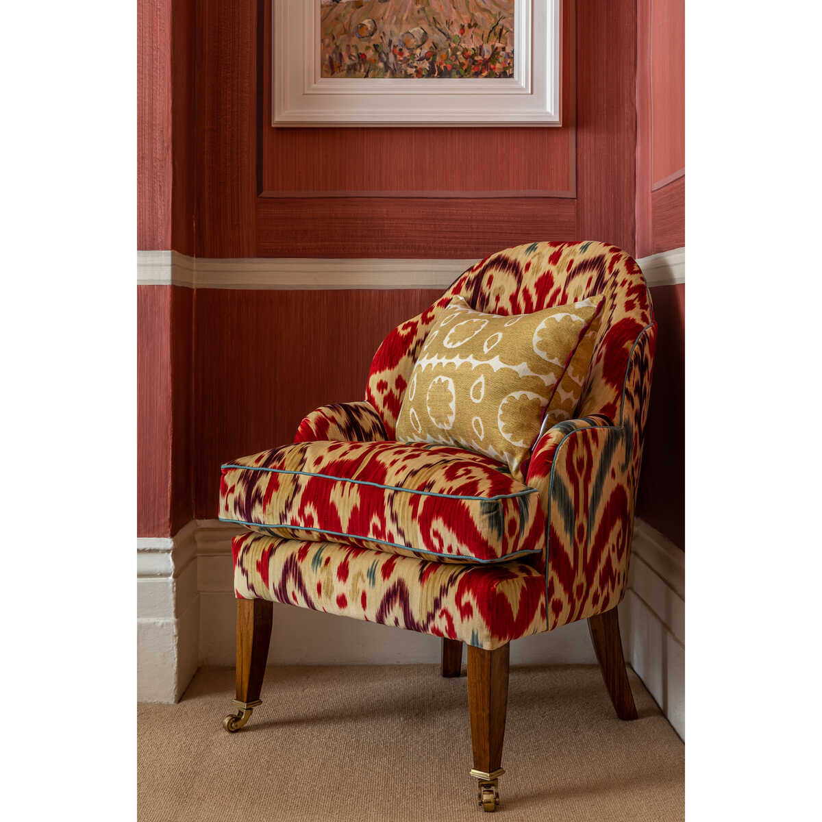 Kamara Velvet - Red - LEE JOFA Fabric