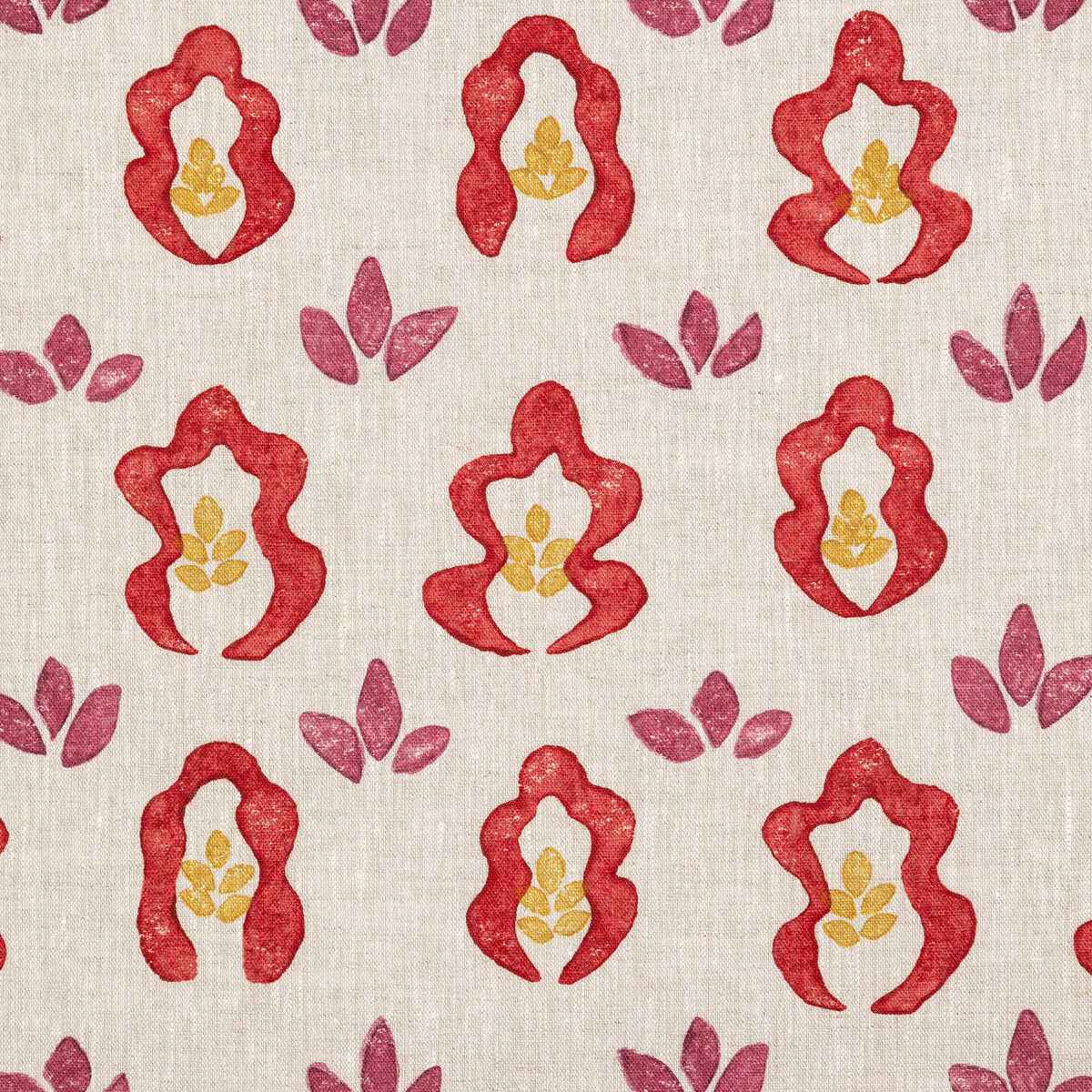 Bfc37089100 Springfield Red Lee Jofa Fabric - LEE JOFA Fabric