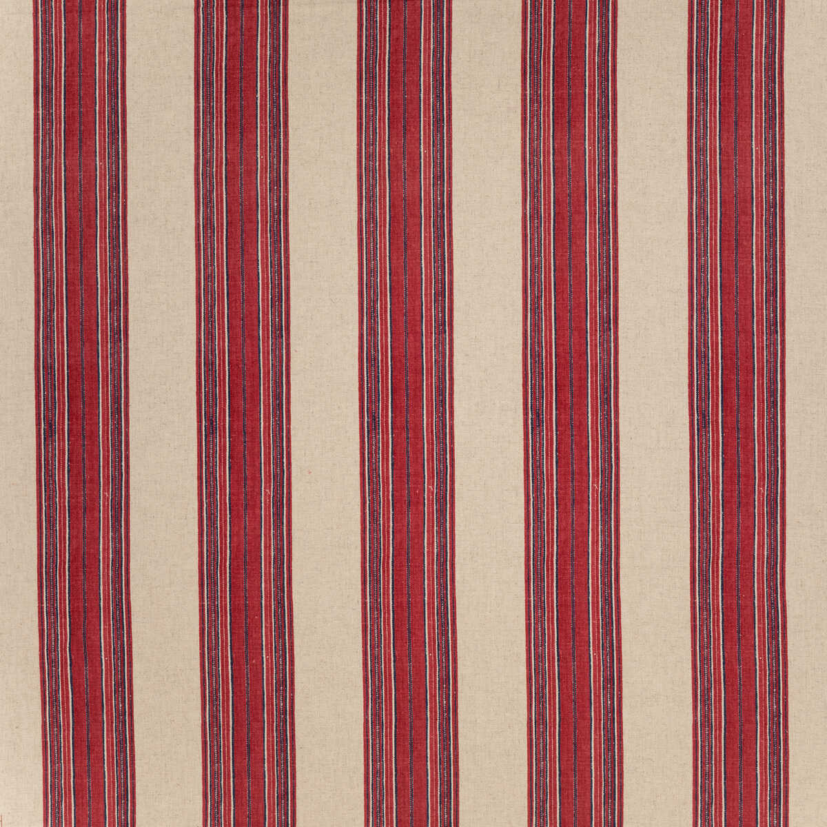Mifflin Stripe - Red - LEE JOFA Fabric