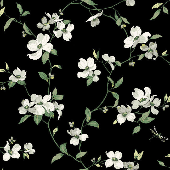 dogwood-wallpaper-black-york-wallcoverings-bl1764