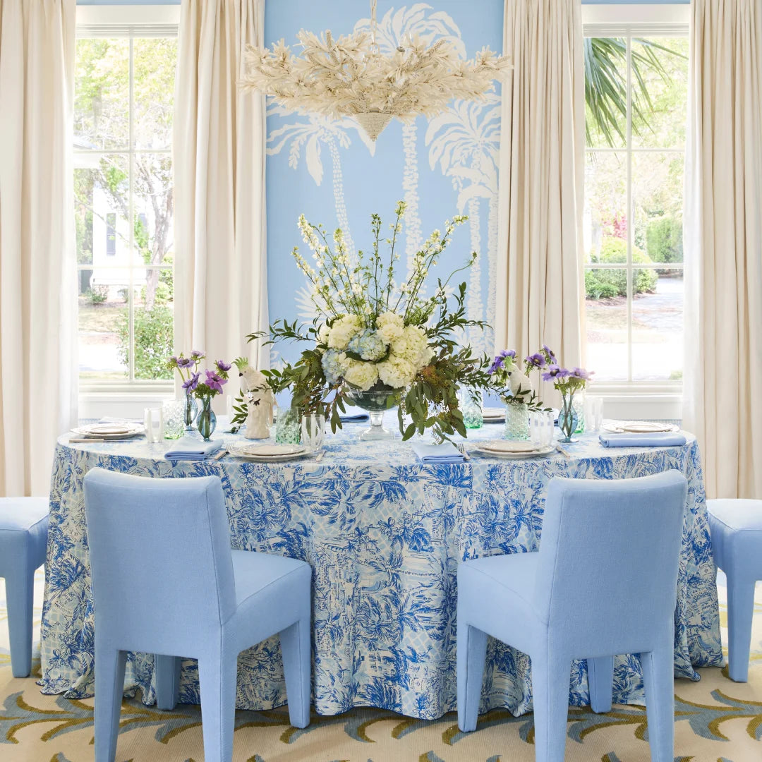 2025113.550.0 PALM BEACH BLUE/LAPIS - LEE JOFA Fabric
