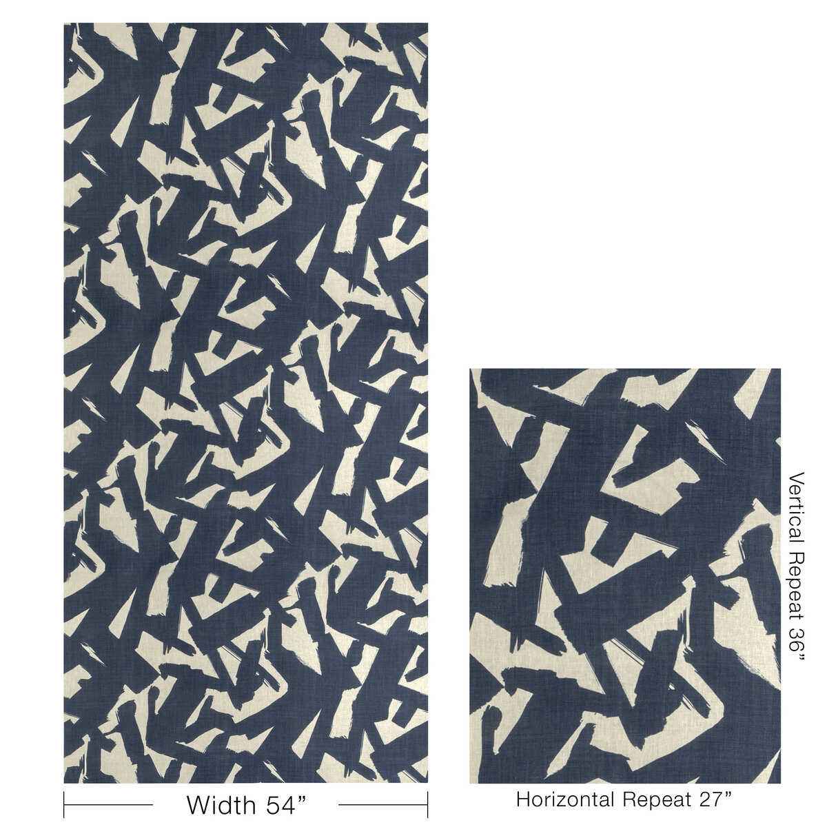 Boldlines500 Bold Lines Indigo Kravet Couture Fabric - KRAVET COUTURE Fabric