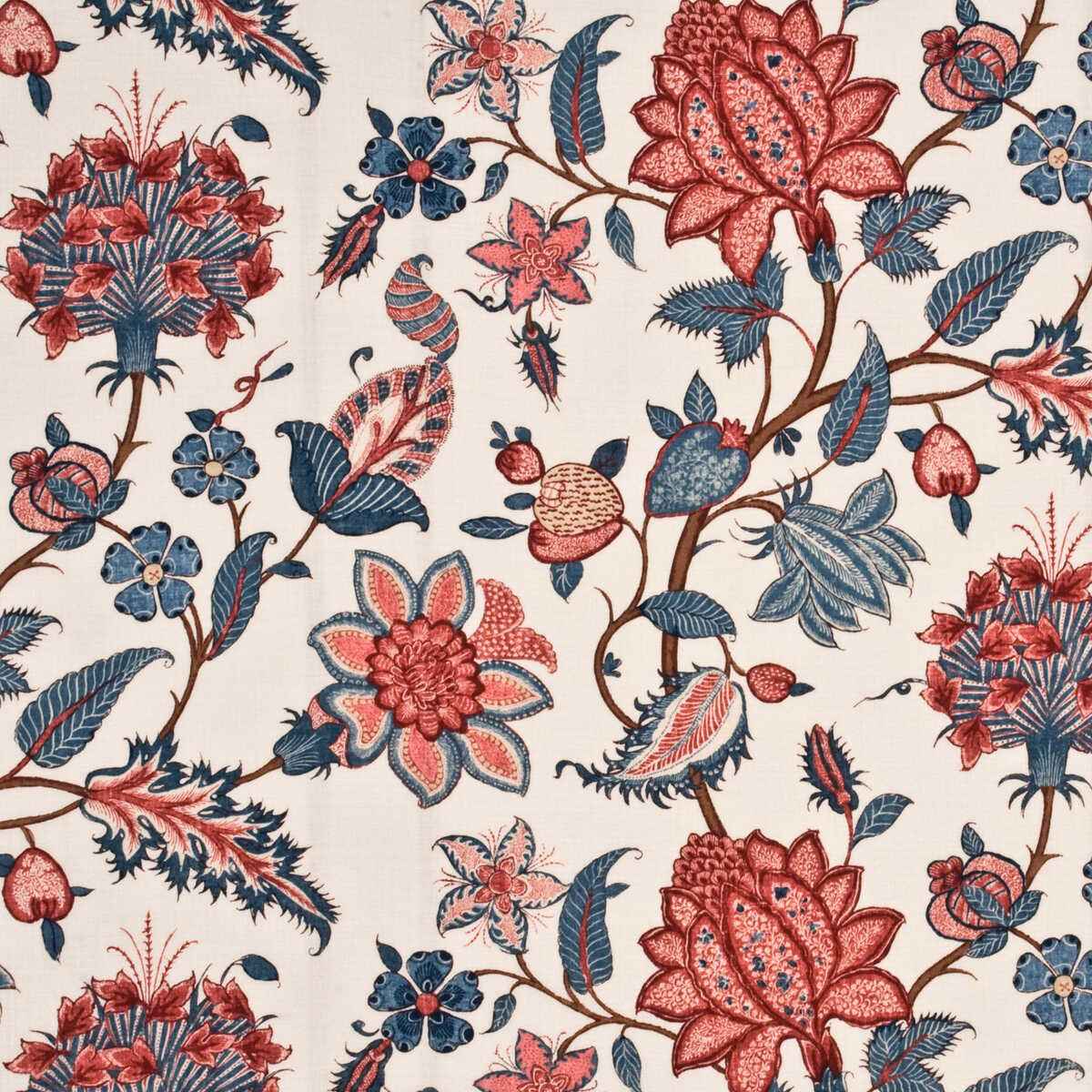 Bp1002230 Baker S Indienne Blue Pink G P J Baker Fabric - G P & J BAKER Fabric