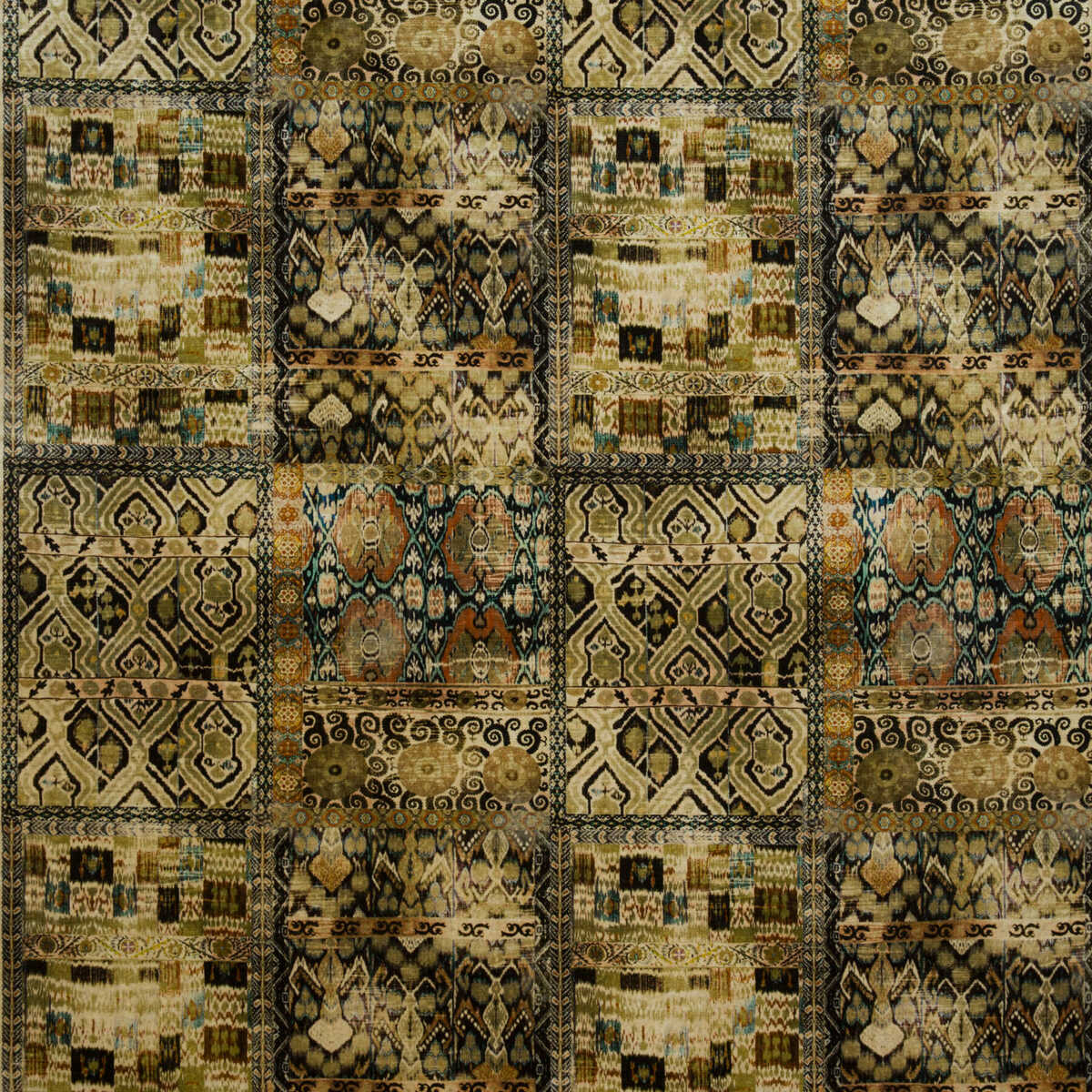 Rio - Olive/Ebony - G P & J BAKER Fabric