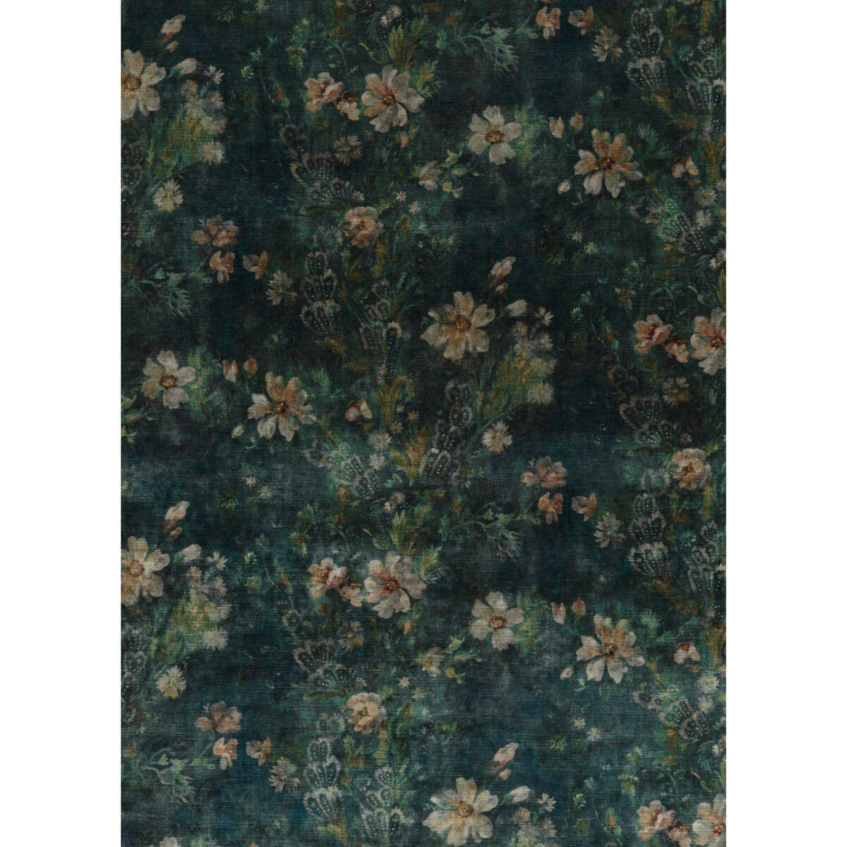 Queen'S Garden Velvet - Jade - G P & J BAKER Fabric