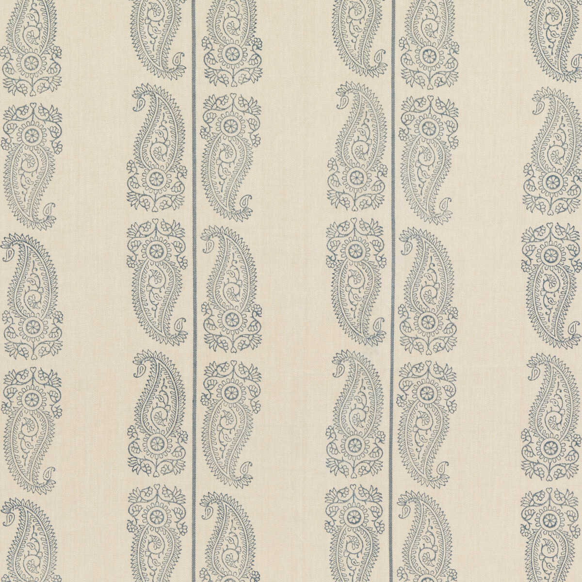 Cromer Paisley - Indigo - G P & J BAKER Fabric