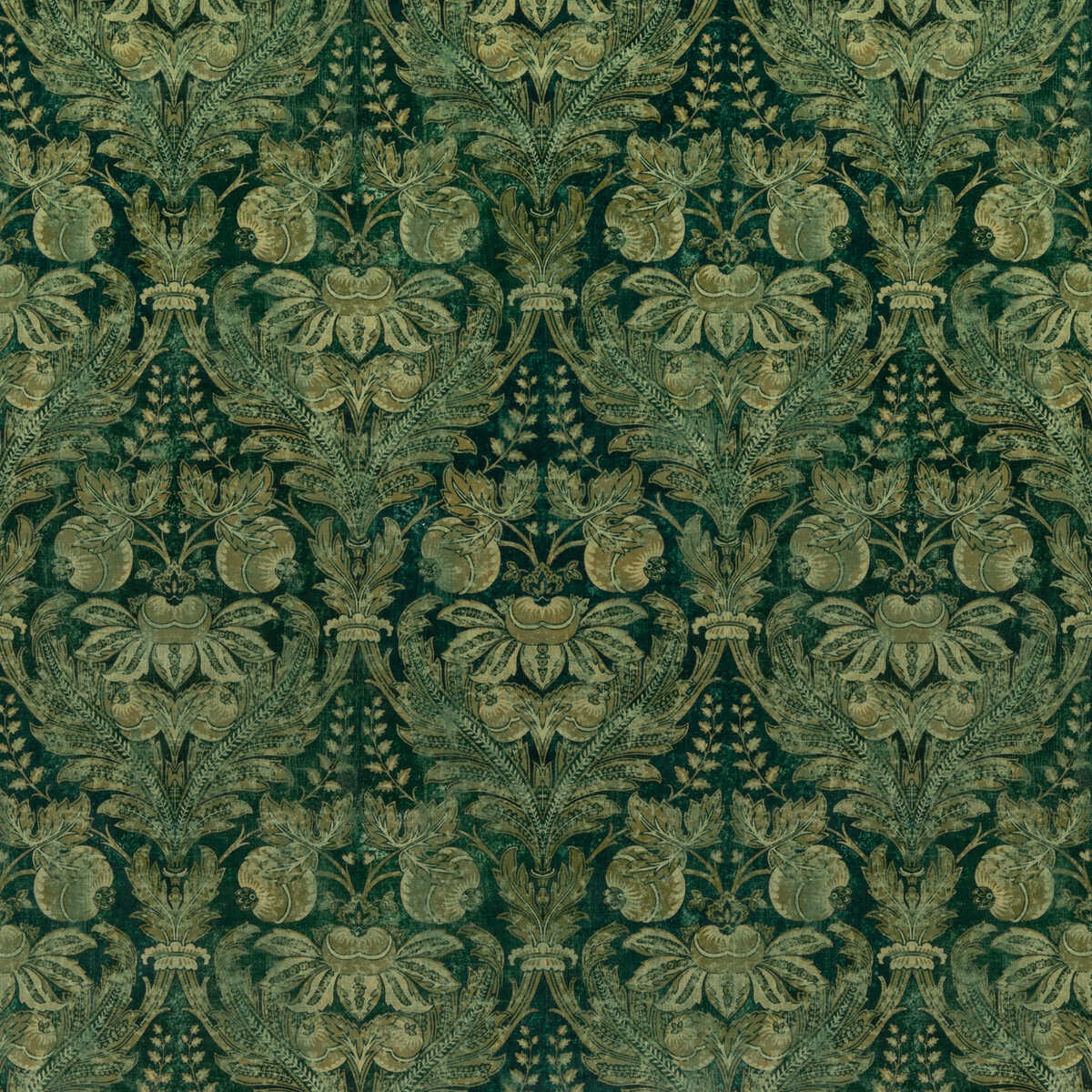 Lapura Velvet - Emerald - G P & J BAKER Fabric