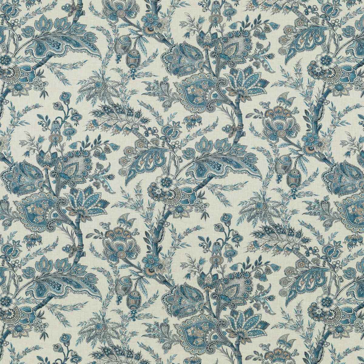 Bp1083020 Jewel Indienne Blue Sand G P J Baker Fabric