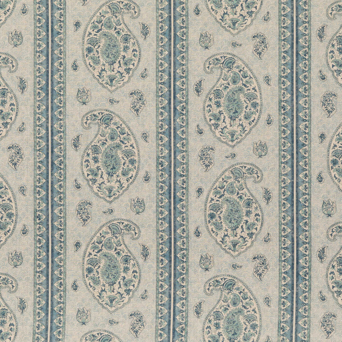 Coromandel - Blue - G P & J BAKER Fabric