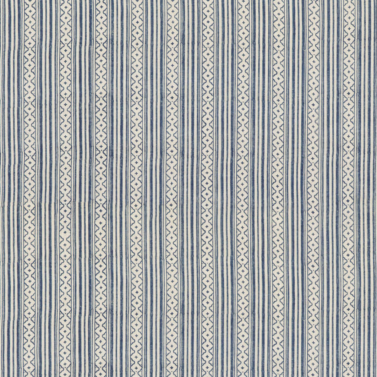 Ebury Stripe - Blue - G P & J BAKER Fabric