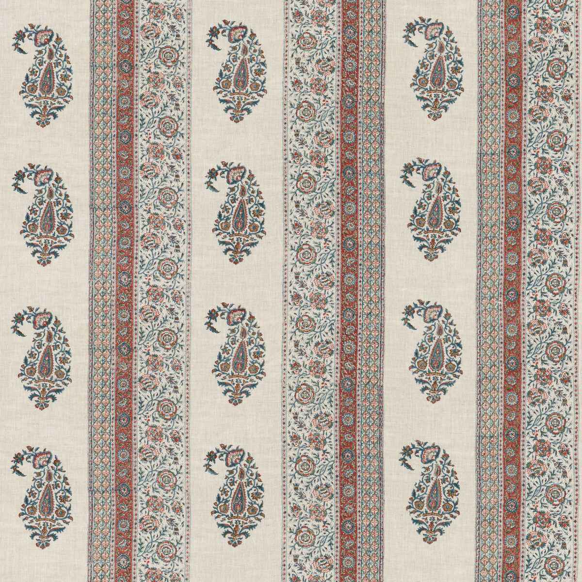Bp1091520 Portobello Red Blue G P J Baker Fabric