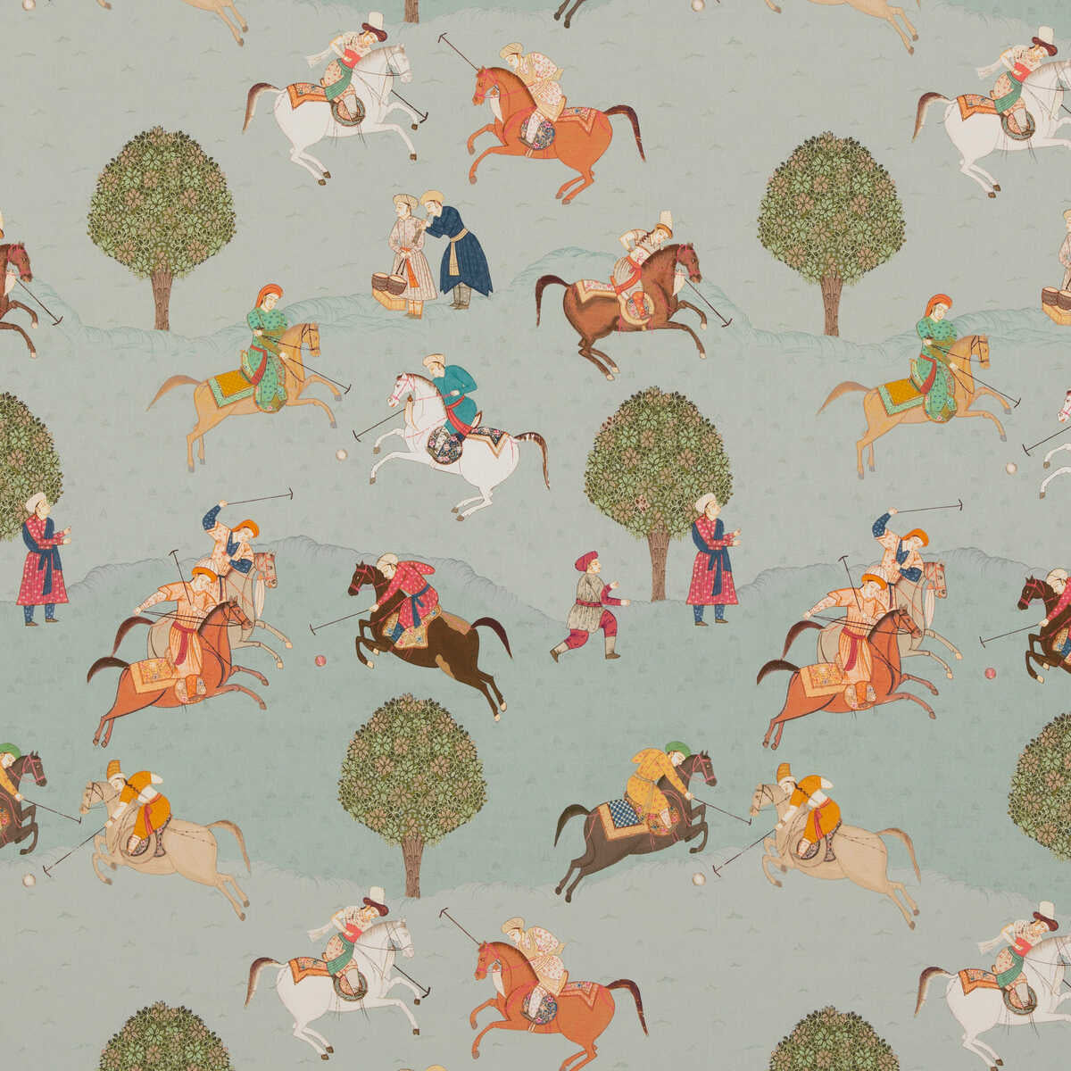 Caspian - Aqua - G P & J BAKER Fabric