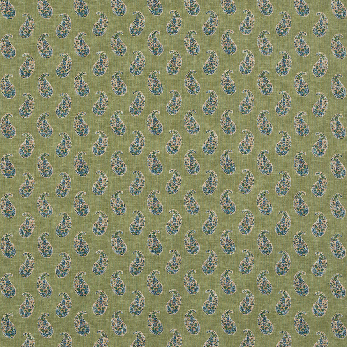 Patola Paisley - Emerald - G P & J BAKER Fabric