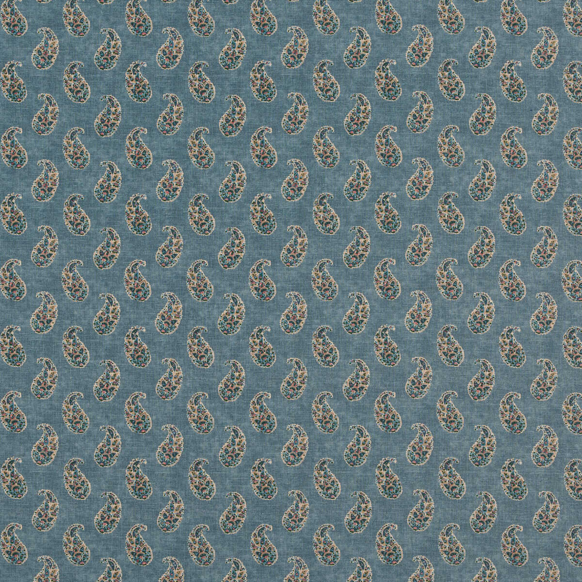 Patola Paisley - Blue - G P & J BAKER Fabric