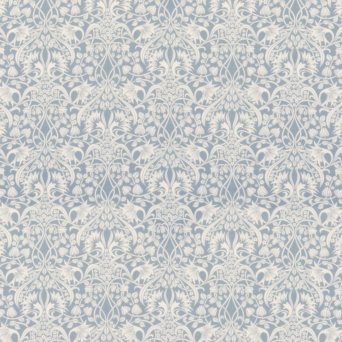Fritillerie - Blue - G P & J BAKER Fabric
