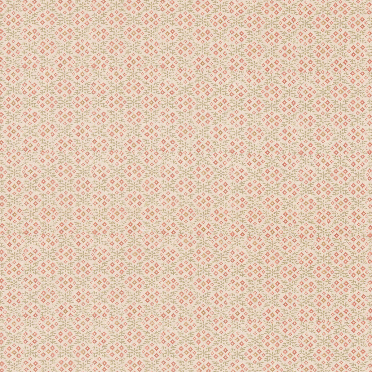 Grantly - Green/Red - G P & J BAKER Fabric