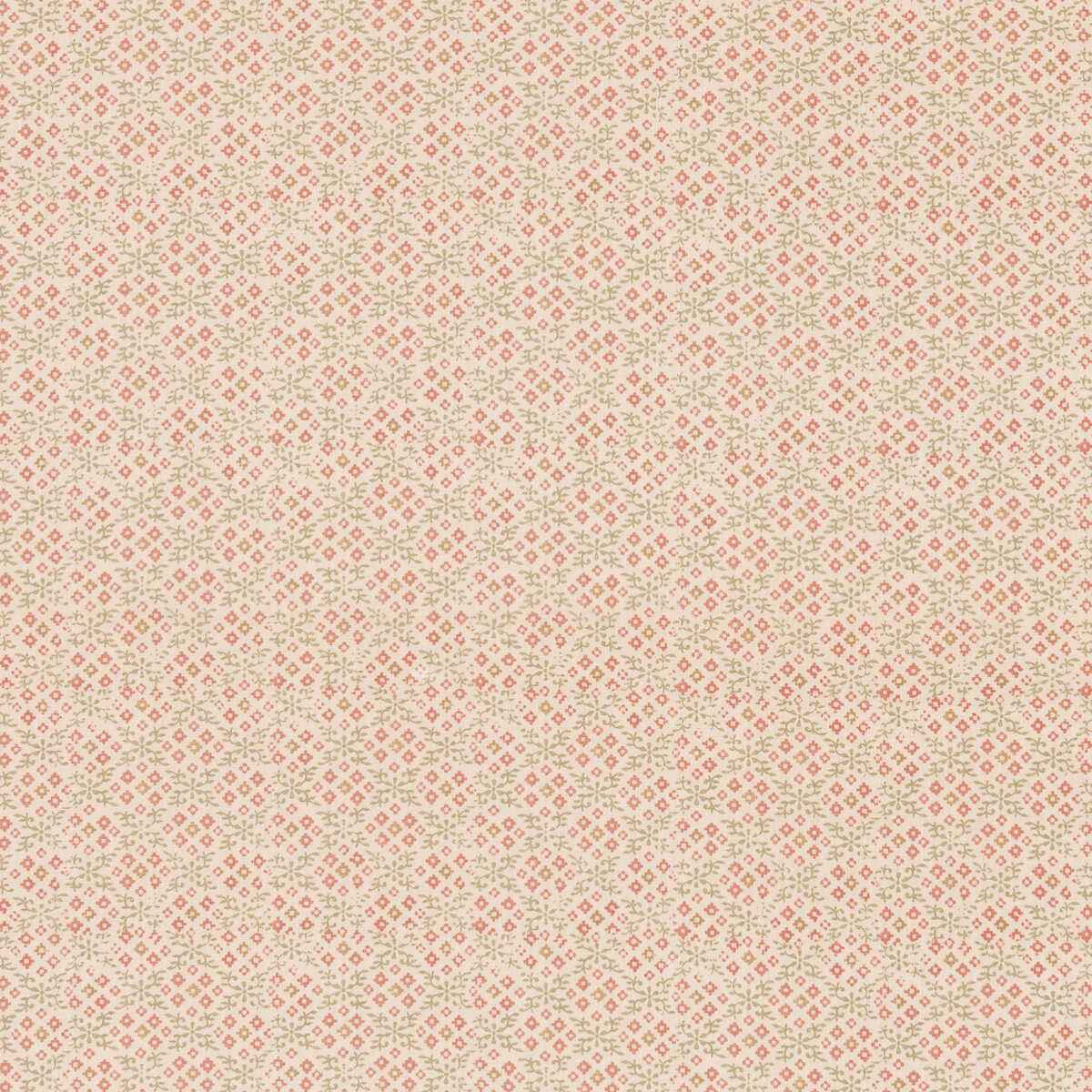 Bp1100160 Grantly Green Red G P J Baker Fabric - G P & J BAKER Fabric