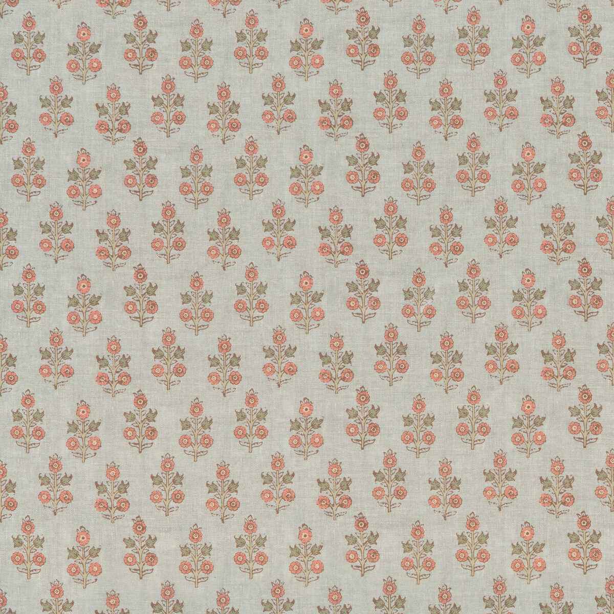 Bp1100370 Poppy Sprig Aqua Blush G P J Baker Fabric