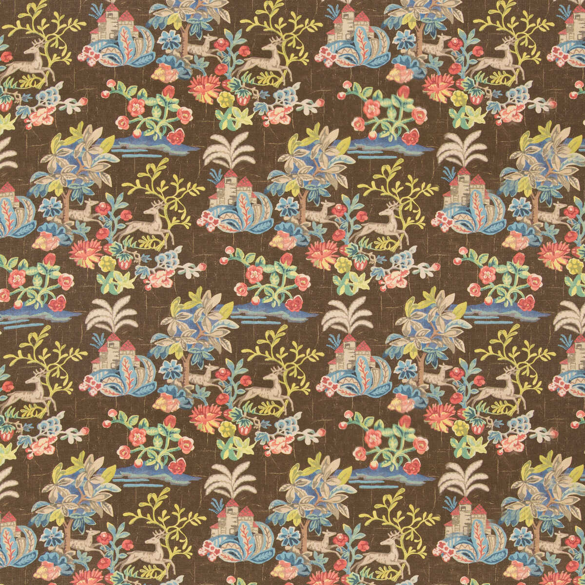 Knight'S Tale Texture - Cocoa - G P & J BAKER Fabric