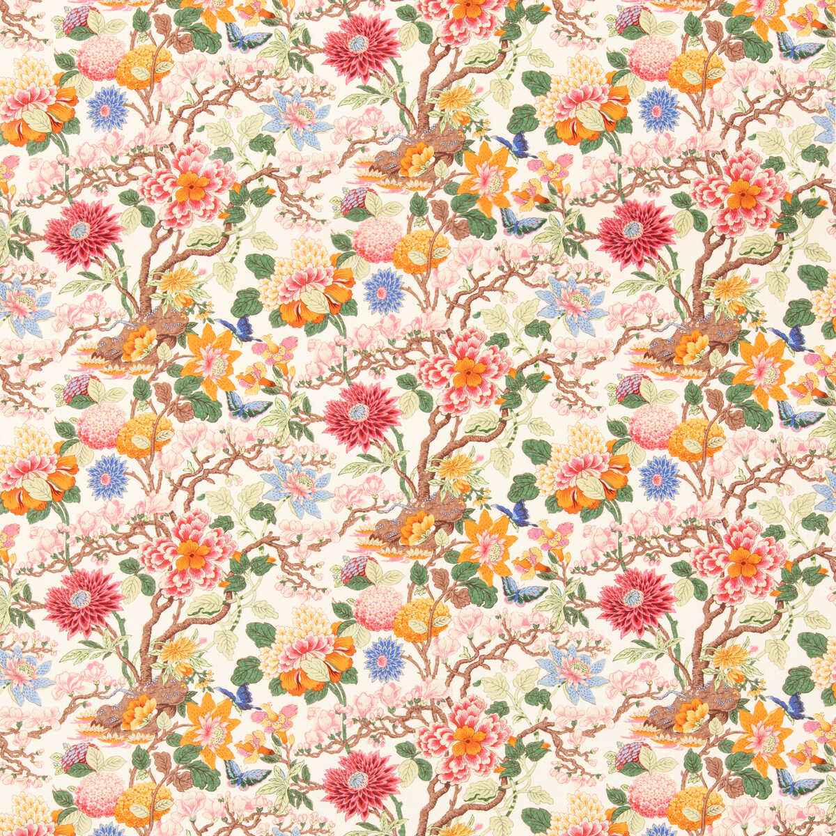 Bp1107540 Little Magnolia Pink Orange G P J Baker Fabric