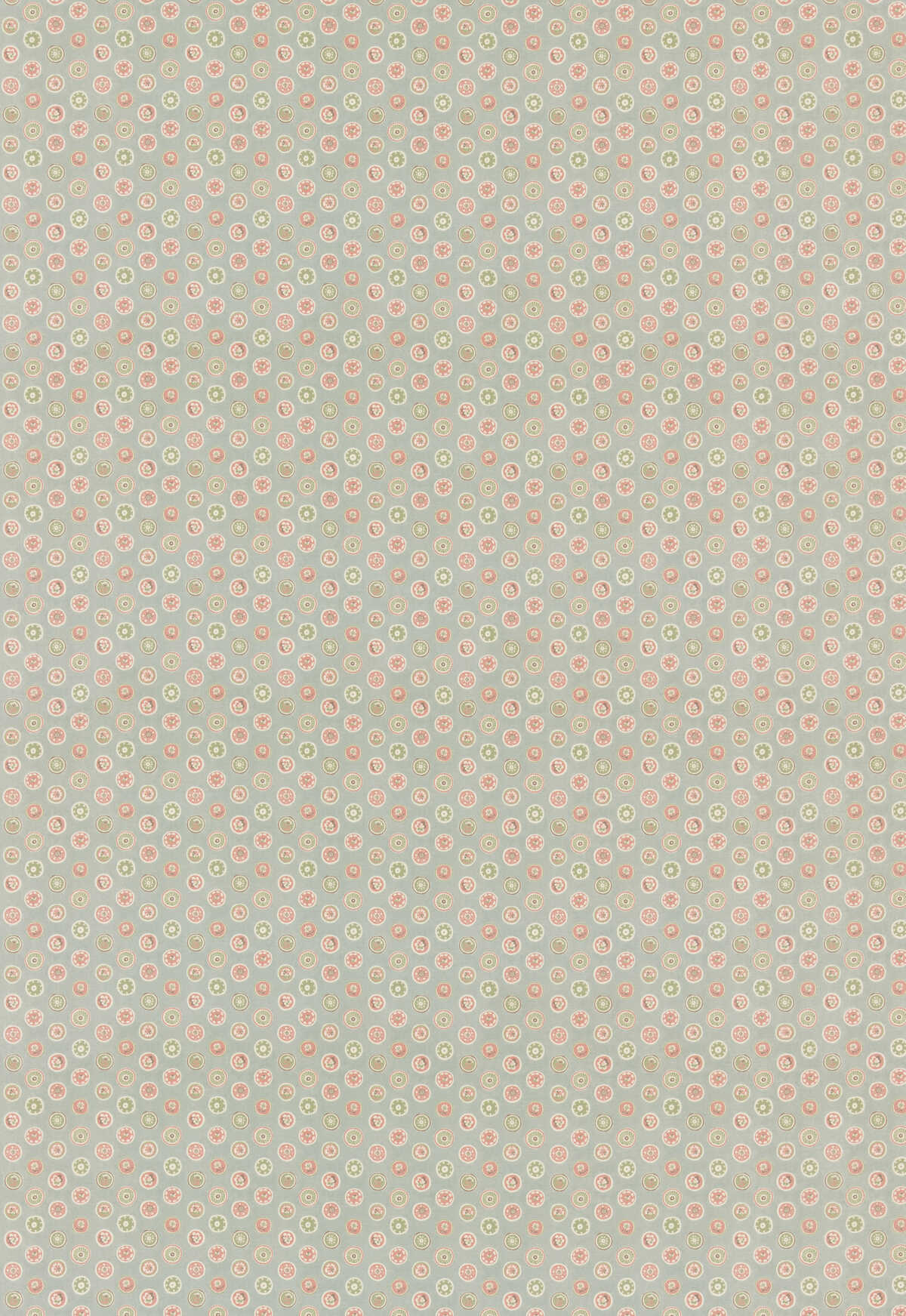 Court Buttons - Aqua - G P & J BAKER Fabric