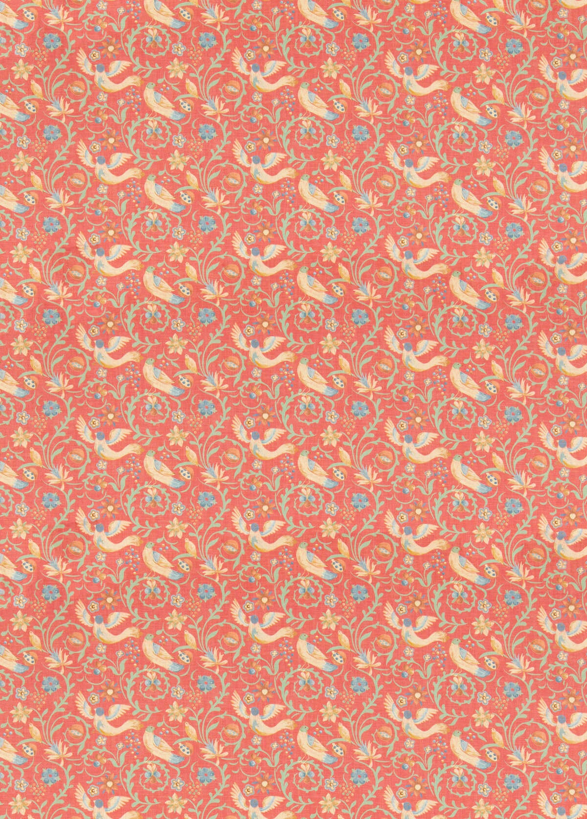 Royal Court - Red - G P & J BAKER Fabric