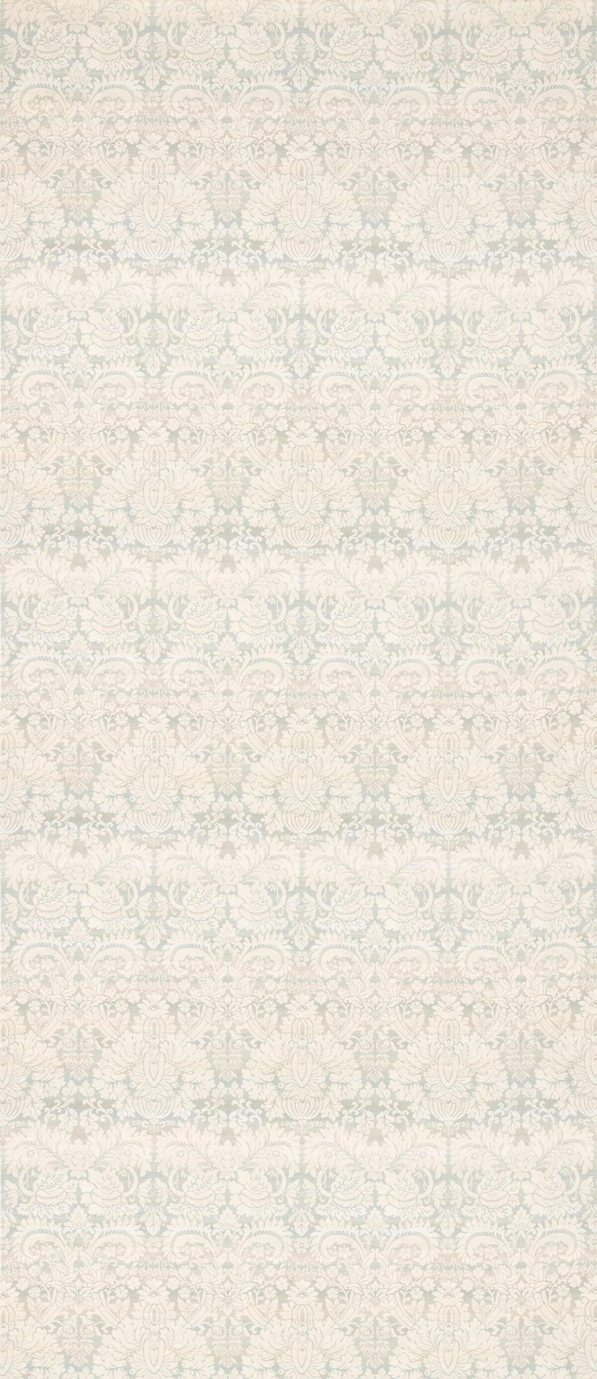 Queen'S Damask - Aqua - G P & J BAKER Fabric