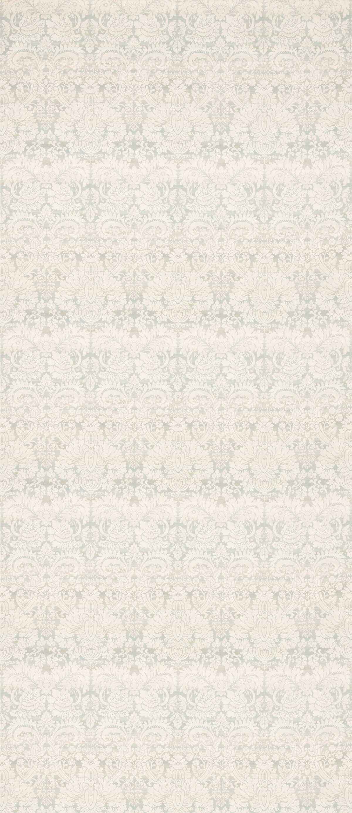 Bp1110120 Queen S Damask Aqua G P J Baker Fabric - G P & J BAKER Fabric