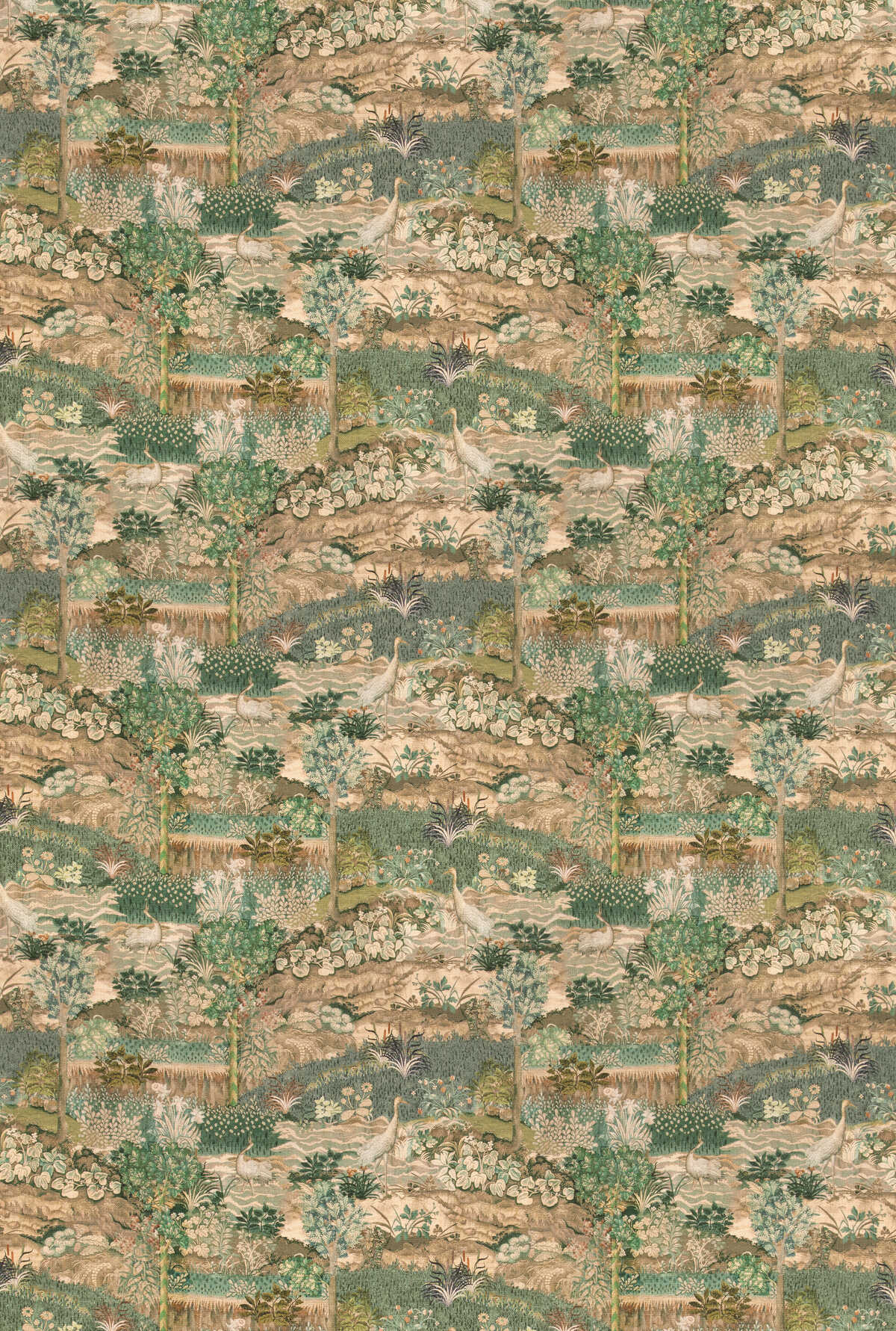 Palace Tapestry - Royal Green