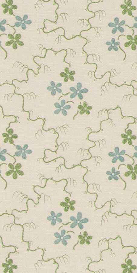 Bp1110520 Posy Green Aqua G P J Baker Fabric - G P & J BAKER Fabric