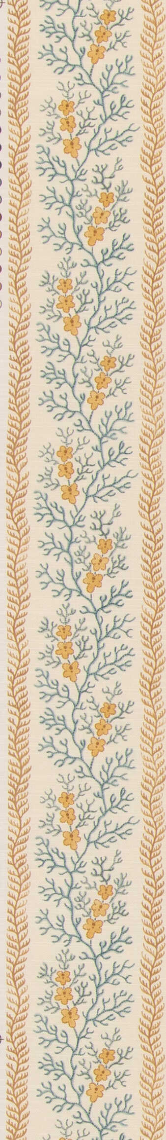 Symington - Ochre/Blue - G P & J BAKER Fabric