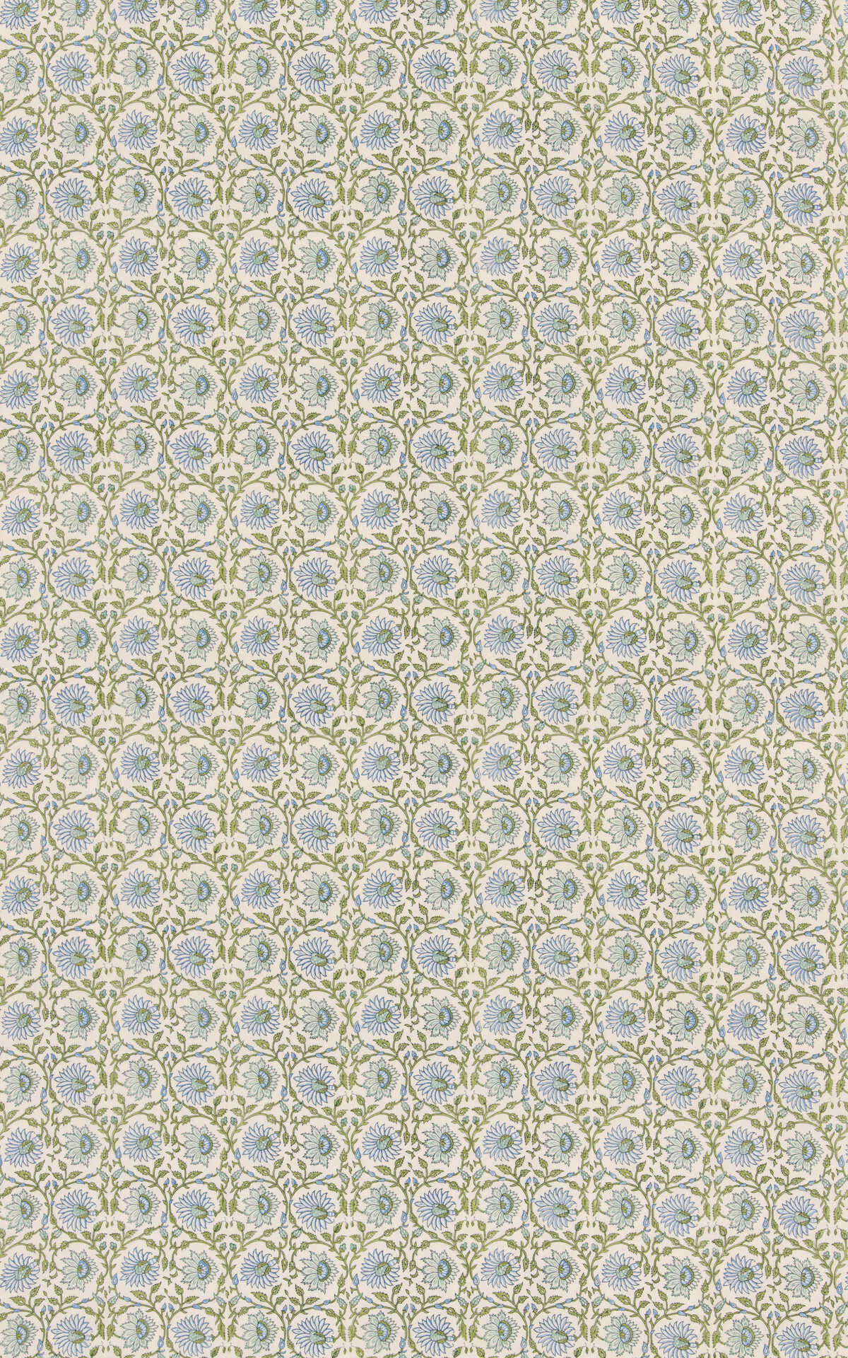 Cecily - Blue/Green - G P & J BAKER Fabric