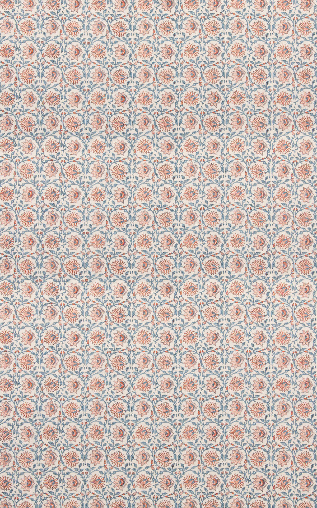 Cecily - Red/Blue - G P & J BAKER Fabric