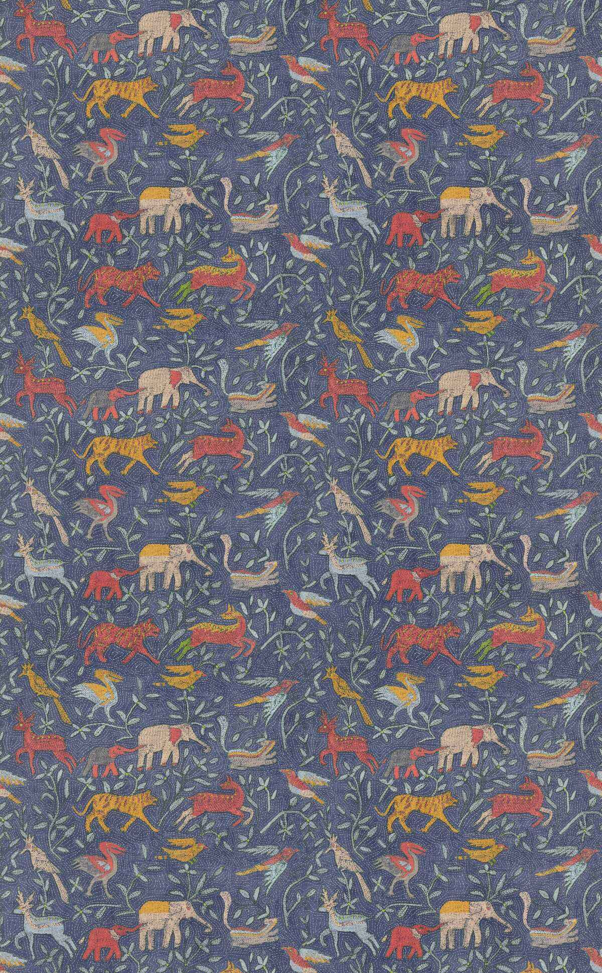 Bp1113350 Noah S Ark Indigo G P J Baker Fabric