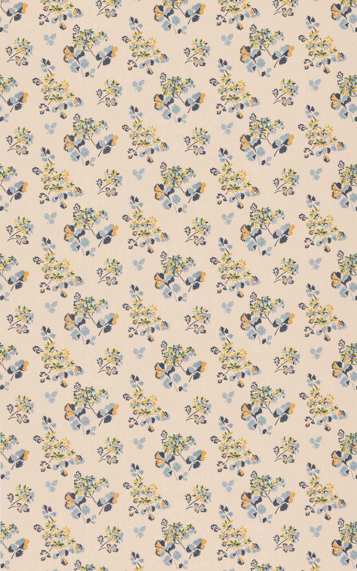 Bp1113420 Forest Flower Blue Green G P J Baker Fabric - G P & J BAKER Fabric