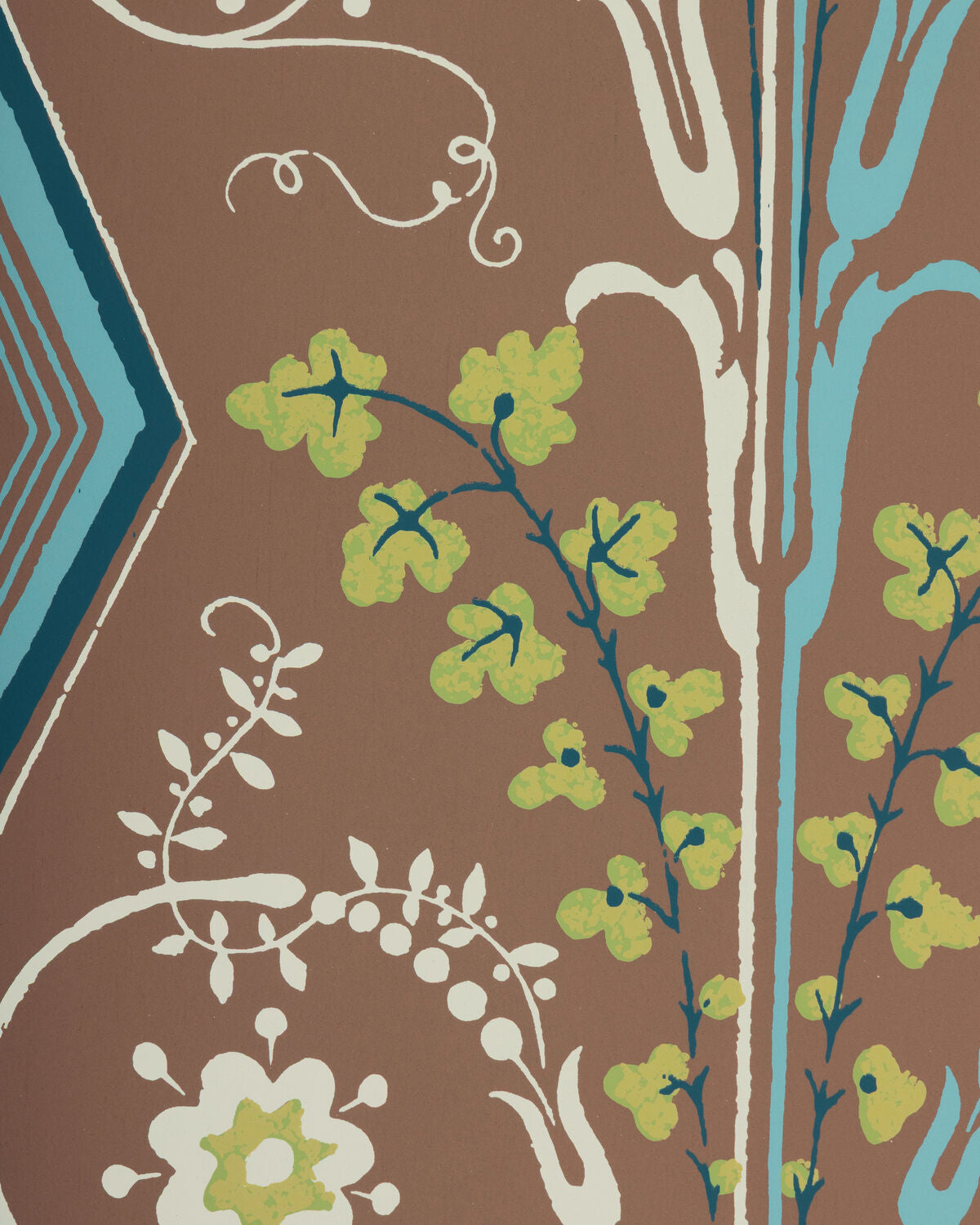 Gallier Diamond - Mocha - Brunschwig & Fils Wallpaper