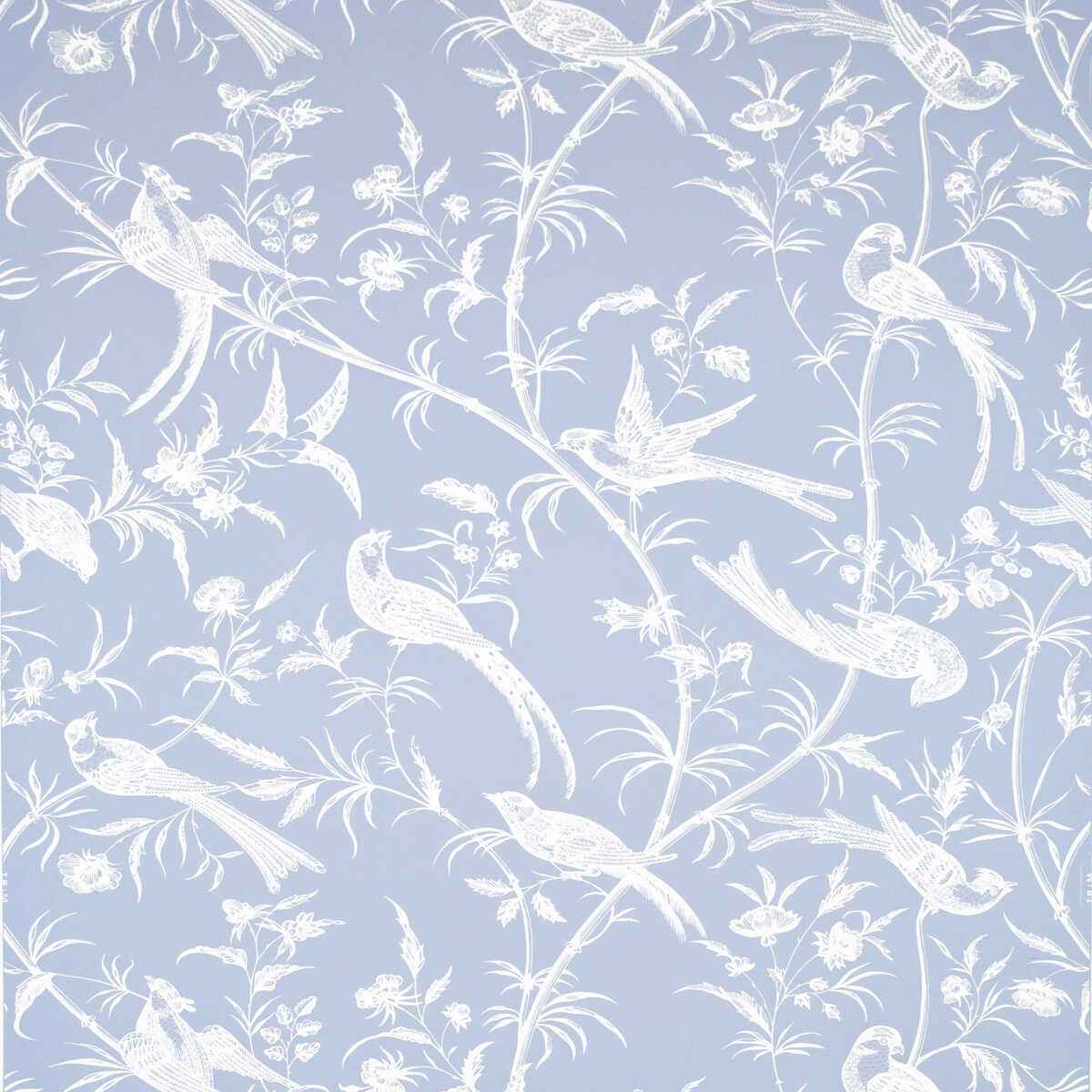 Br691352340 Bengali Periwinkle Brunschwig Fils Wallpaper - BRUNSCHWIG & FILS Wallpaper
