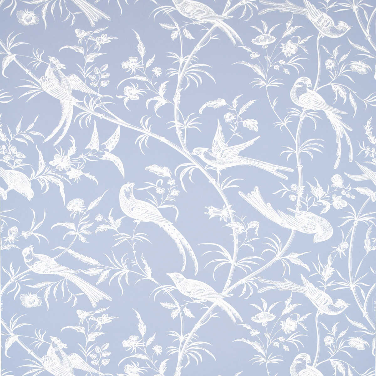 Bengali - Periwinkle - BRUNSCHWIG & FILS Wallpaper