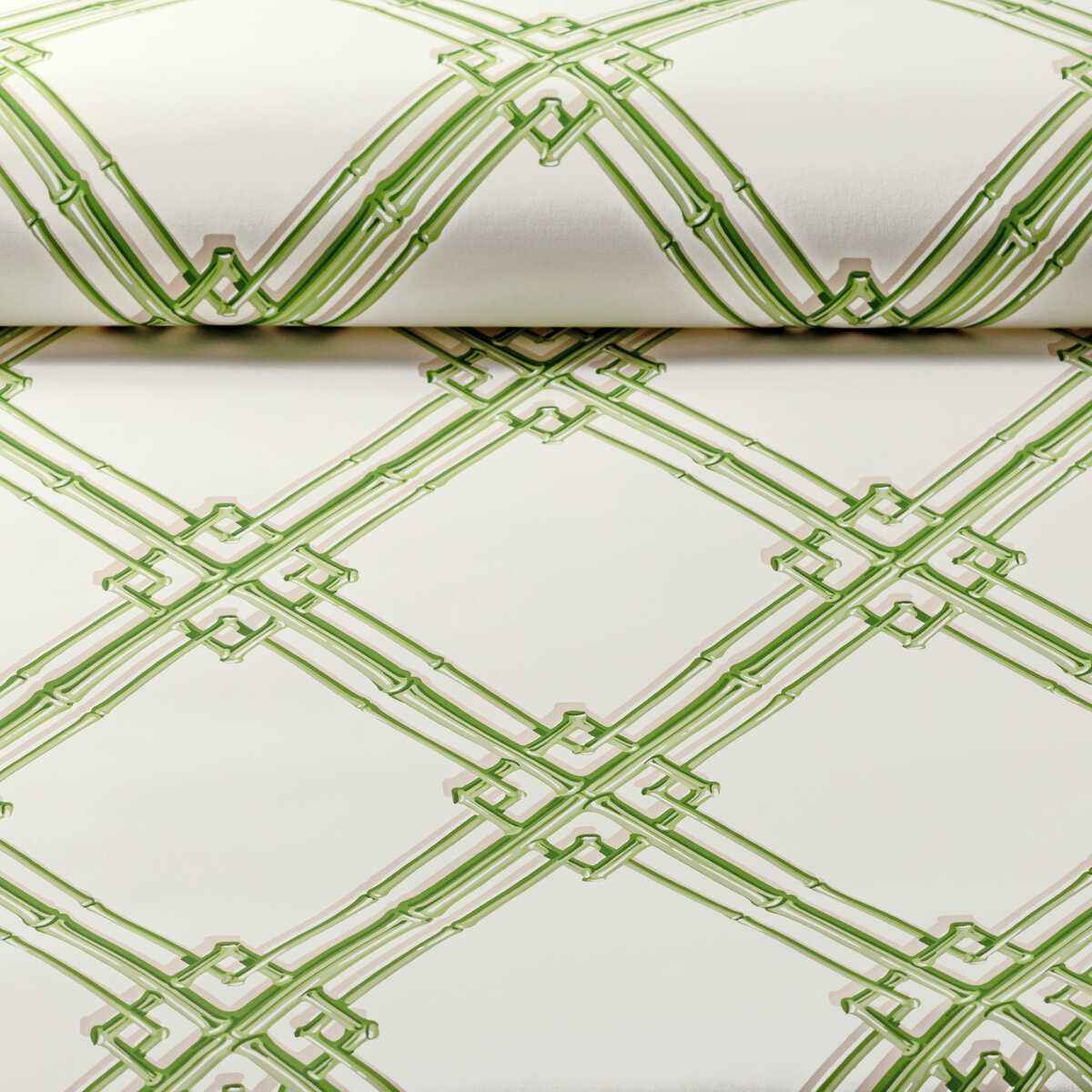 Br6941130 Treillage De Bambou Leaf Brunschwig Fils Wallpaper - BRUNSCHWIG & FILS Wallpaper