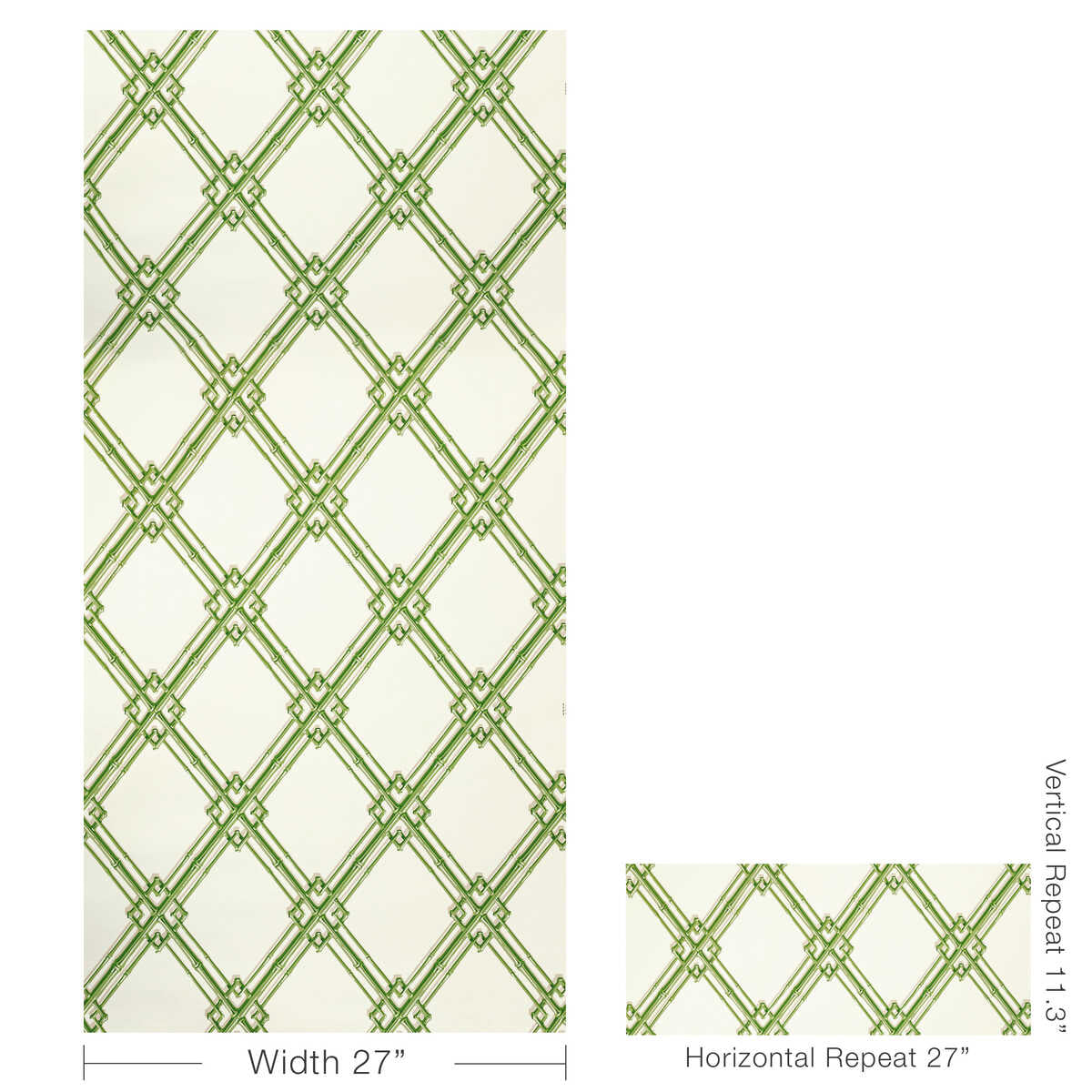 Treillage De Bambou - Leaf - BRUNSCHWIG & FILS Wallpaper