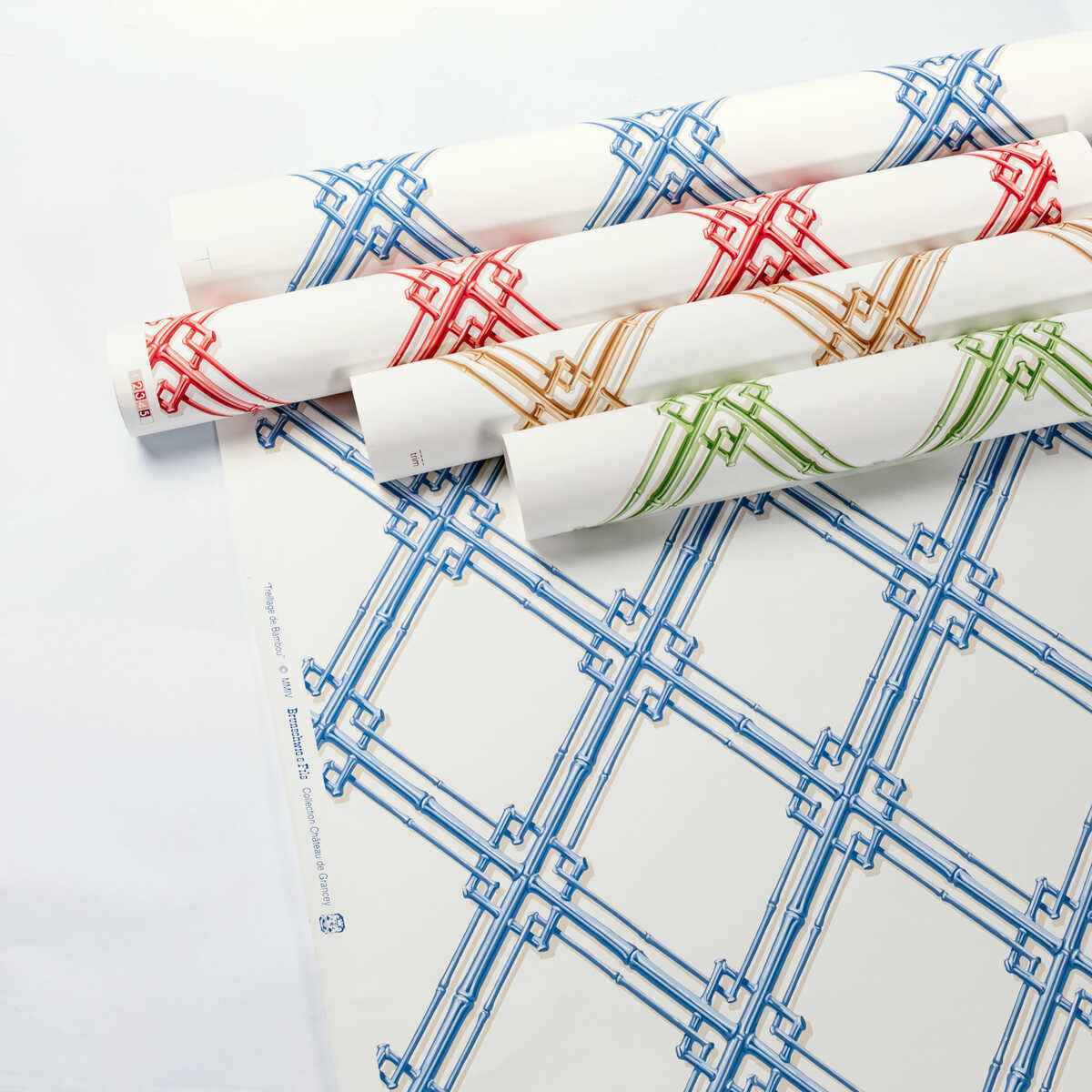 Br6941140 Treillage De Bambou Gold Brunschwig Fils Wallpaper - BRUNSCHWIG & FILS Wallpaper